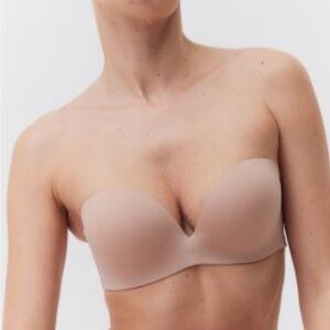 Nude Strapless Push-up Bra